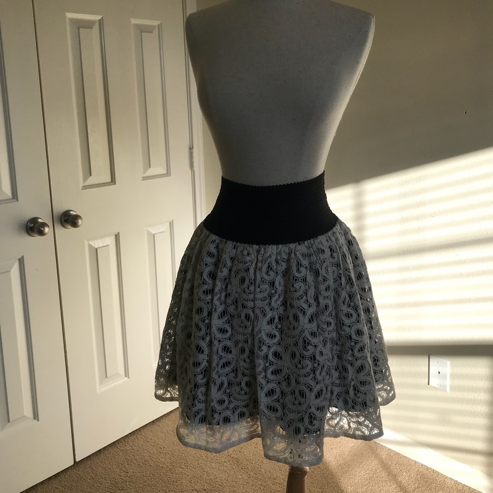 White Lace Skirt